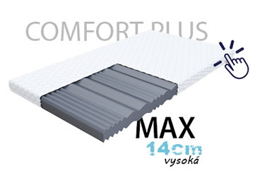 Penový matrac COMFORT PLUS EXTRA 80x200cm s 25cm