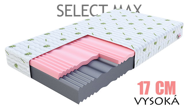 Pěnová matrace COMFORT PLUS EXTRA 90x200 cm 25 cm