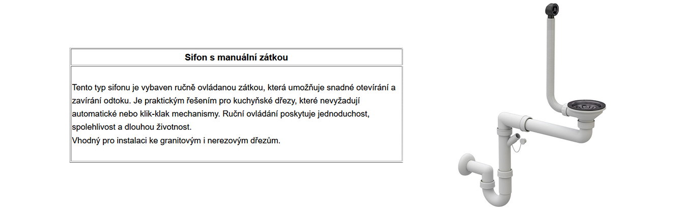 Granitový dřez DON ČERNÁ
