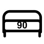 Čalouněné postele 90x200