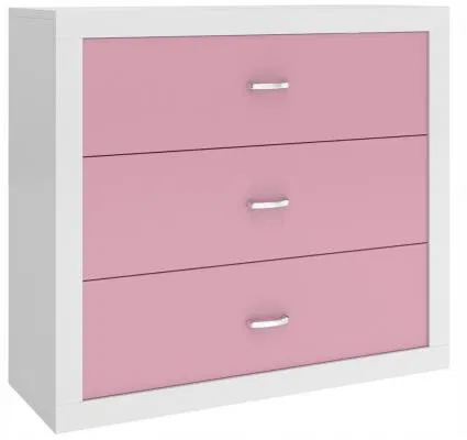 Komoda FILIP růžová do dětského pokojíčku