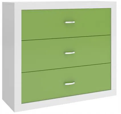Komoda FILIP zelená do dětského pokojíčku