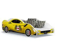 Dětská postel AUTO 180x90 žlutá