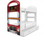Dětská patrová postel DOMINIK 160x80 AUTOBUS 05D