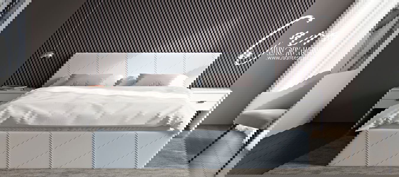 Čalúnená posteľ CARO 160x200 s kovovým zdvižným roštom SVETLO MODRÁ