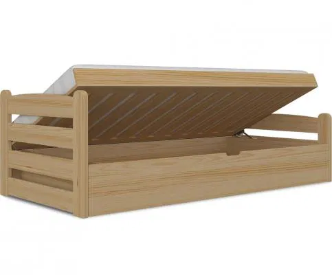 Postel DAVID BOROVICE 200x90 s úložným prostorem