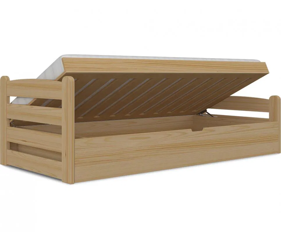 Postel DAVID BOROVICE 200x90 s úložným prostorem