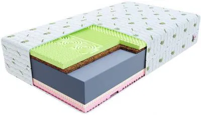 Zdravotní pěnová matrace SAVONA ALOE VERA 80x200 cm paměťová pěna i HR studená pěna