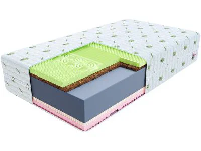Zdravotní pěnová matrace SAVONA ALOE VERA 180x200 cm paměťová pěna i HR studená pěna