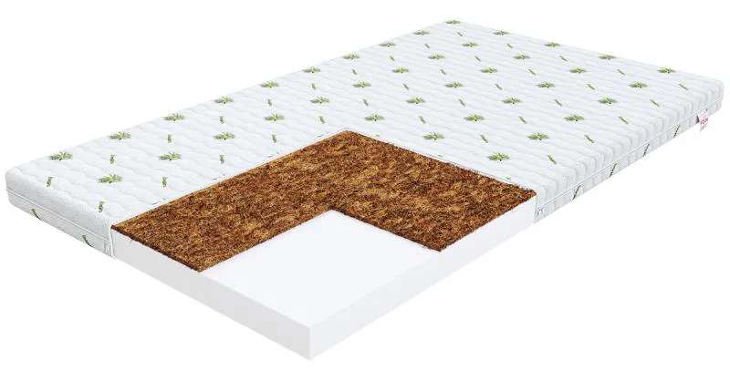 Dětská pěnová matrace BABY COCO ALOE VERA 80x180 cm s kokosovým vláknem