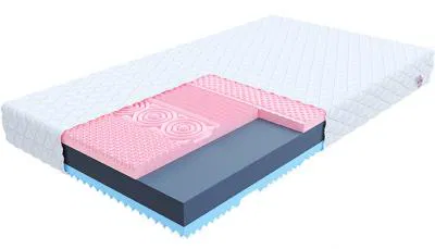 Pěnová matrace VITERBO JERSEY 80x200 cm s VISCO paměťovou pěnou 13cm
