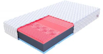 Pěnová matrace 140x200 VITERBO JERSEY s VISCO paměťovou pěnou 13cm