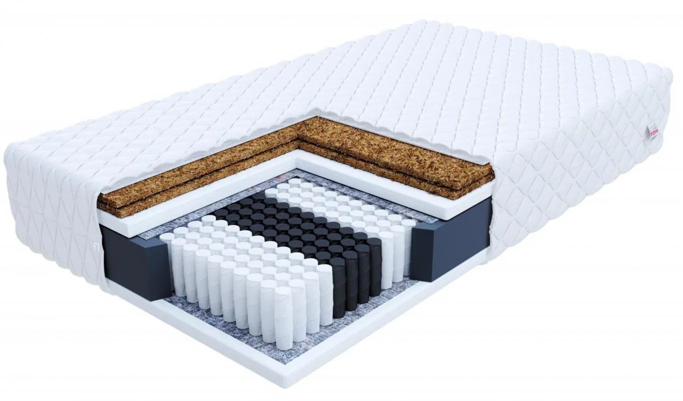 Taštičková matrace GRADO JERSEY 120x200 cm s KOKOSEM 18 cm