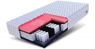 Taštičková matrace GINASO JERSEY 80x200 cm s KOKOSEM 22 cm