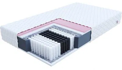 Taštičková matrace 120x200 ATINA JERSEY s VISCO pěnou 18 cm