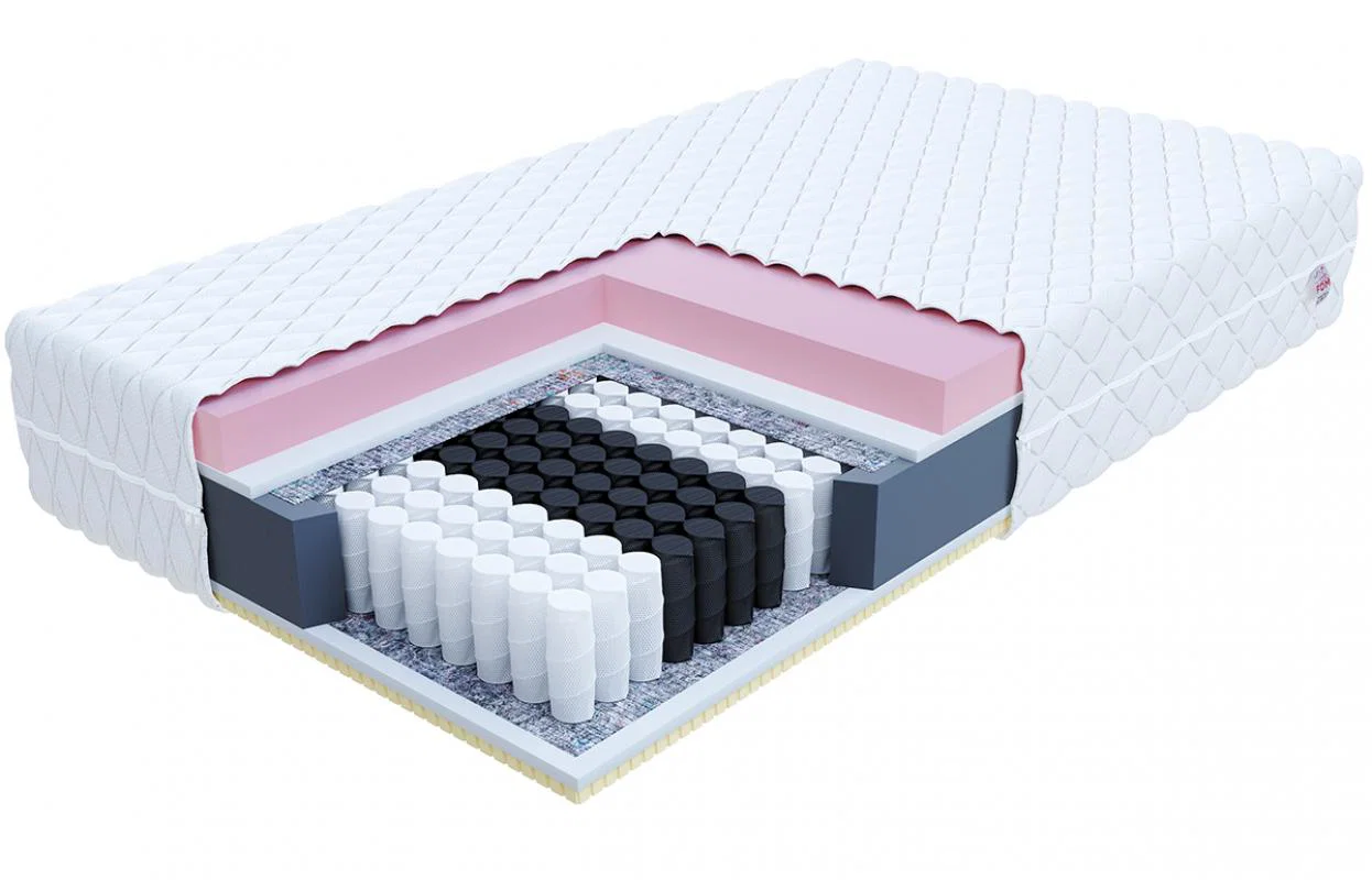 Zdravotní matrace DAVOS ALOE VERA 160x200 cm s latexem 28 cm