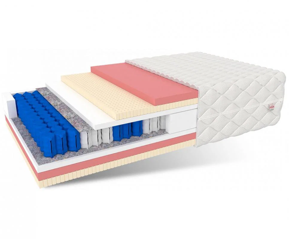 Taštičková matrace CARPI JERSEY 90x200 cm s latexem 24cm