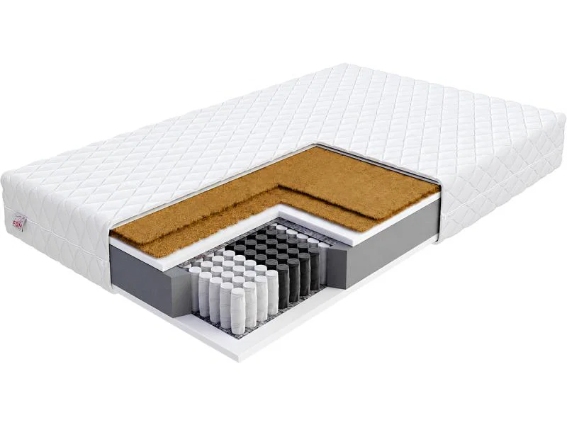 Taštičková matrace 140x200 GRADO MAX JERSEY s KOKOSEM 24 cm