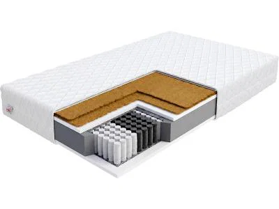 Taštičková matrace GRADO MAX JERSEY 180x200 cm s KOKOSEM 24 cm