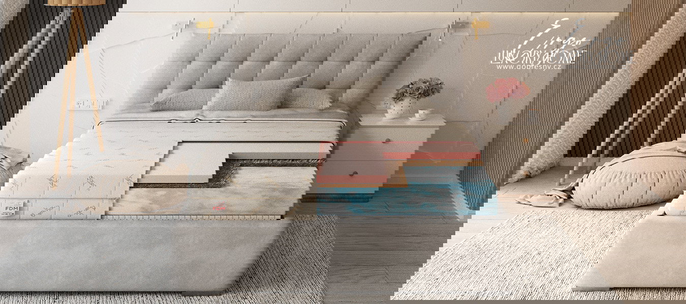 Penový matrac ERGO BAMBOO 180x200x22cm