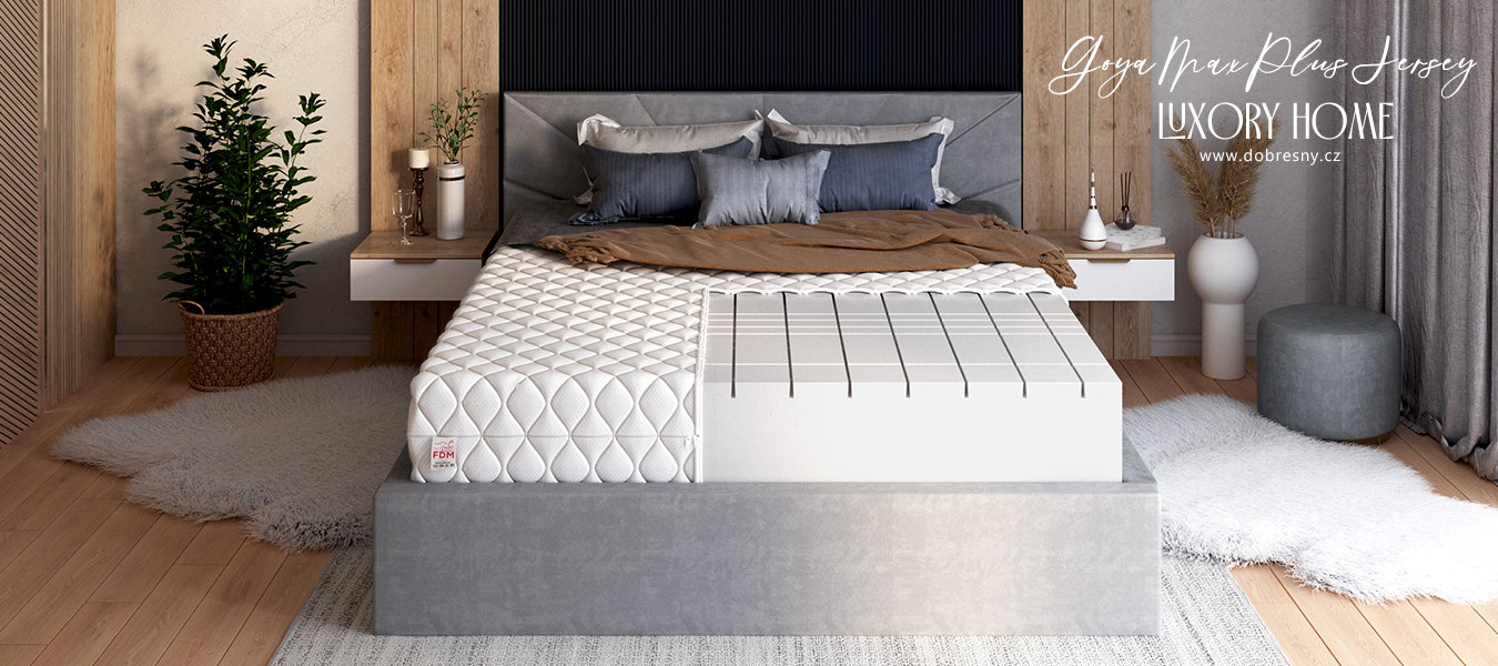 Penový matrac GOYA MAX PLUS JERSEY 120x200cm 25cm