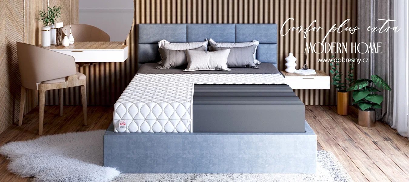 Pěnová matrace COMFORT PLUS EXTRA 80x200 cm 25 cm