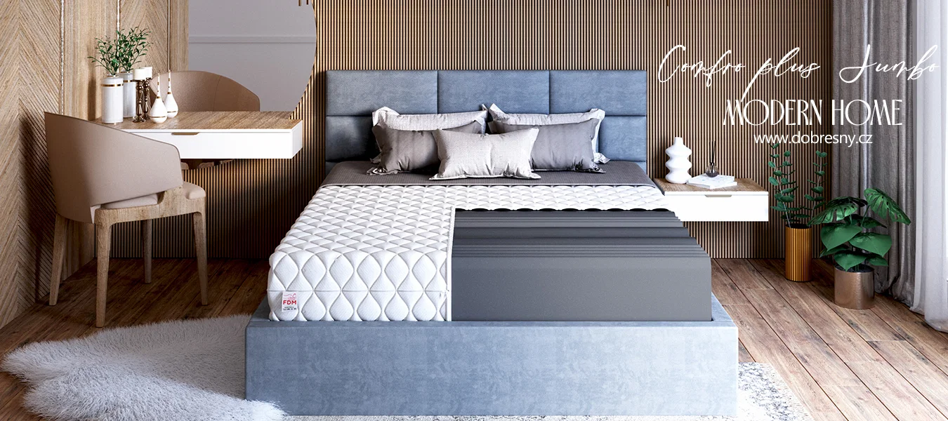 Pěnová matrace COMFORT PLUS JUMBO 160x200 cm 20 cm