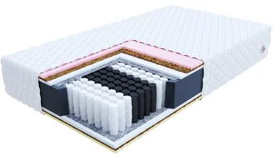 Taštičková matrace NARNI MAX JERSEY 80x200 cm s kokosem 28 cm