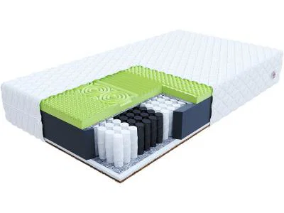 Taštičková matrace VASTO MAX JERSEY 140x200 cm s KOKOSEM 25 cm