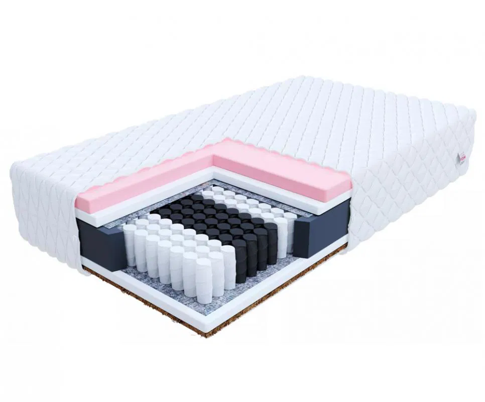 Taštičková matrace VIGO MAX JERSEY 160x200 cm s KOKOSEM 27 cm