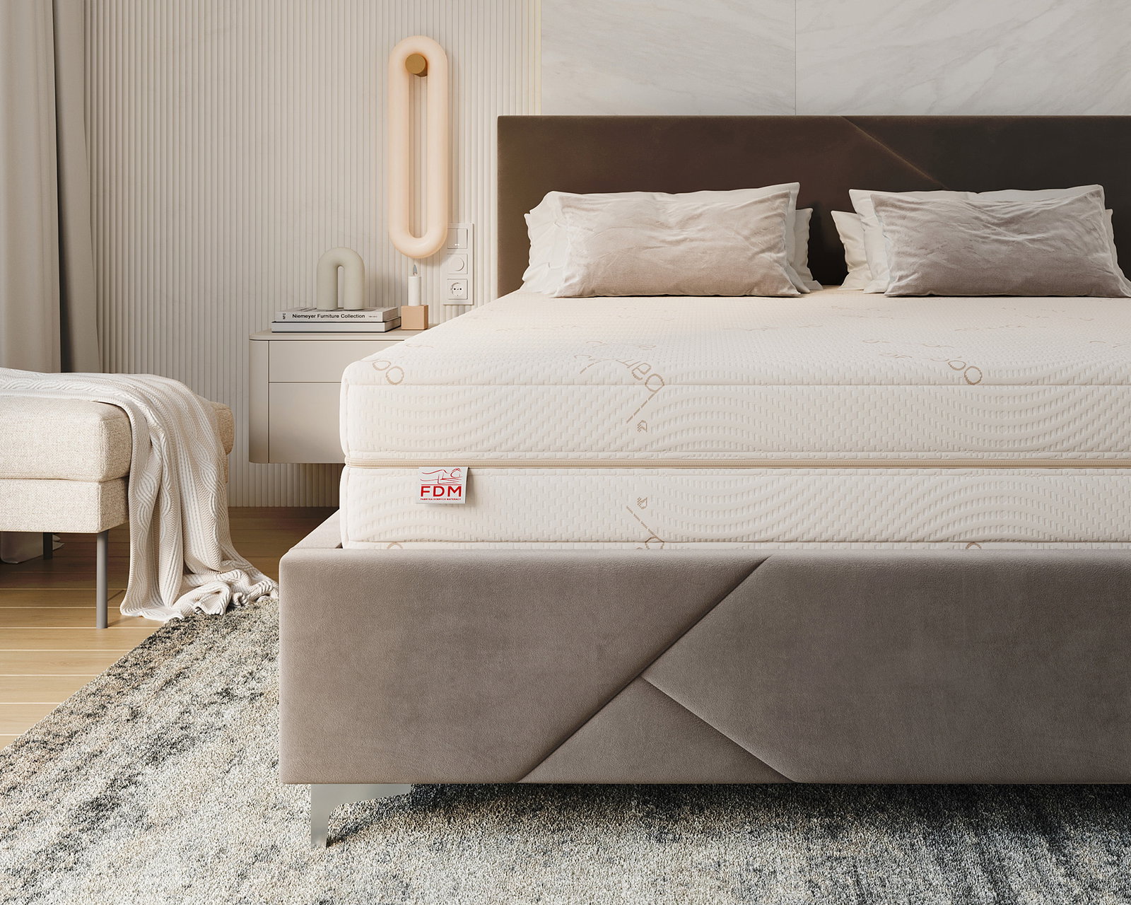 Ortopedický penový matrac s latexom RELAX Bamboo 21 cm – 90×200 cm