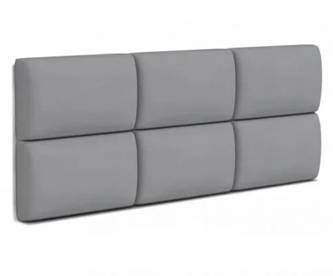 Čalouněný nástěnný panel 70x30cm ŠEDÁ TRINITY