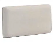 Čalouněný nástěnný panel 45x25cm KRÉMOVÁ TRINITY