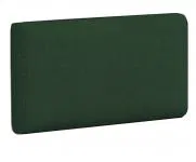 Čalouněný nástěnný panel 45x25cm TMAVĚ ZELENÁ TRINITY