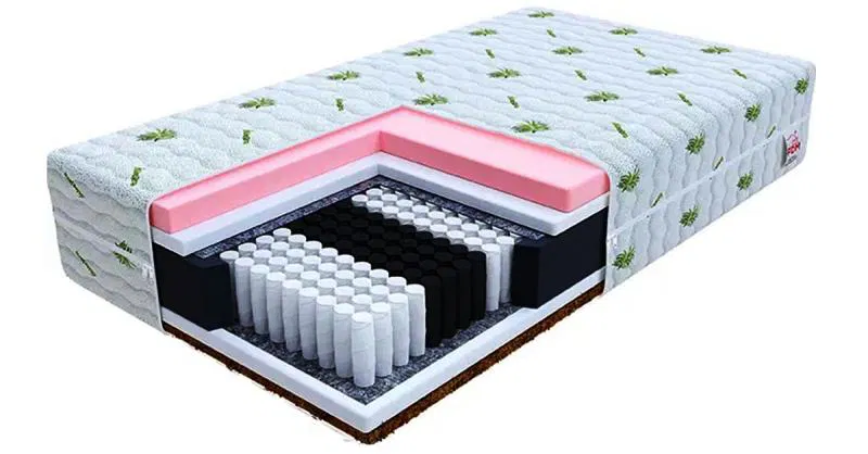 Taštičková matrace IVREA 80x200 cm ALOE VERA 21 cm