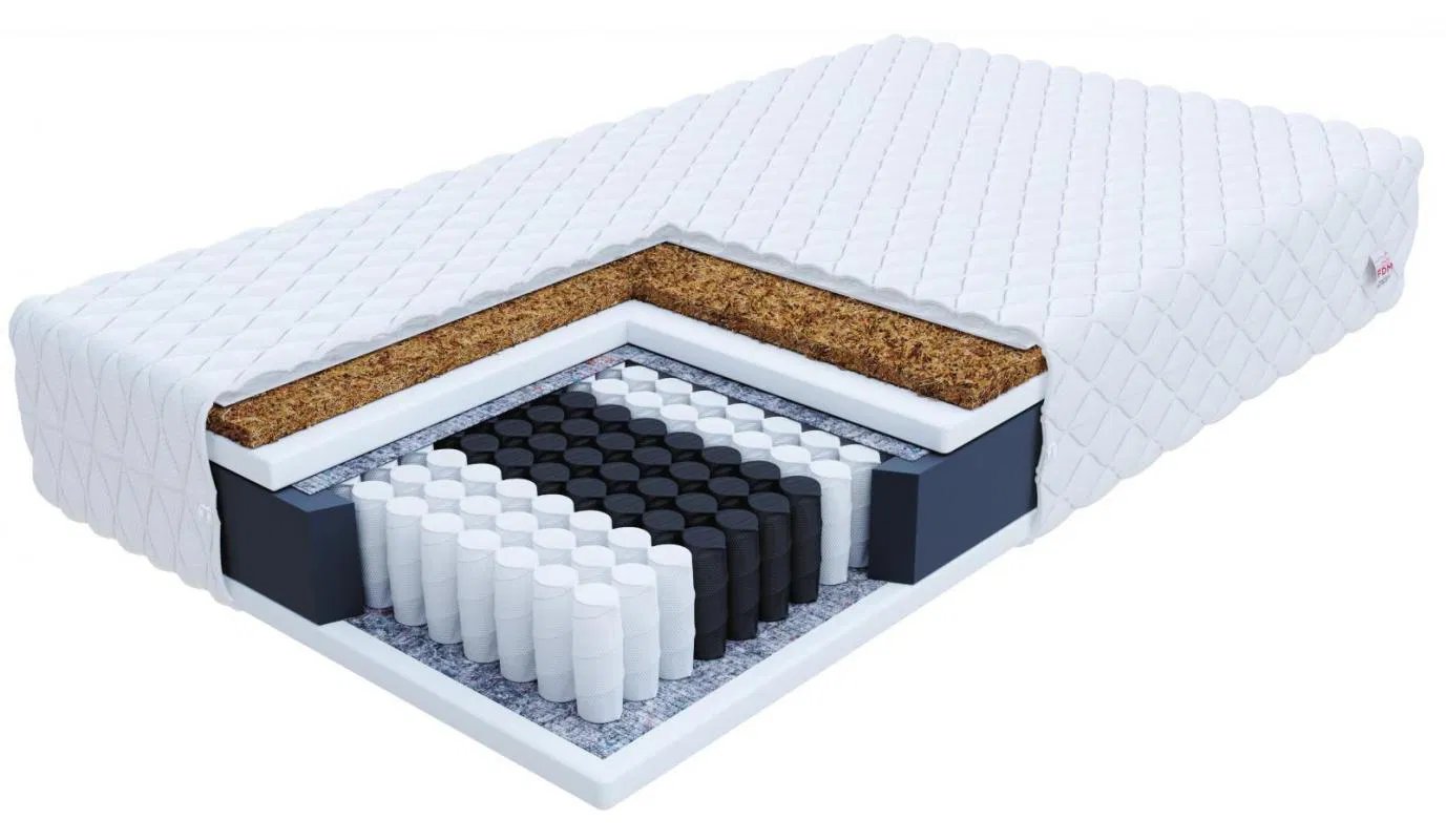 Taštičková matrace FAMILY MAX JERSEY 120x200 cm s kokosem 23 cm