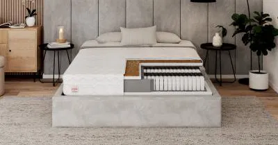 Taštičková matrace FAMILY MAX JERSEY 160x200 cm s kokosem 23 cm