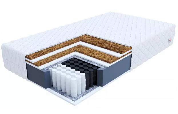 Taštičková matrace FAMILY MAX DOUBLE JERSEY 80x200 cm s kokosem 25 cm