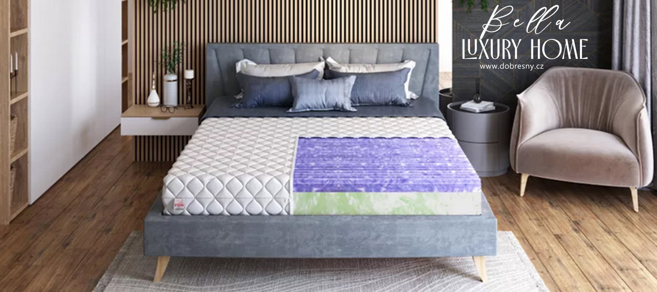 Kvalitný penový matrac BELLA JERSEY 140x190cm 21cm
