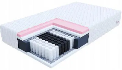 Taštičková matrace VERO MAX 140x190 cm s visco pěnou 24cm