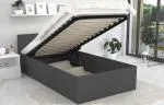 Postel PANAMA 90x200 se zdvižným roštem ŠEDÁ