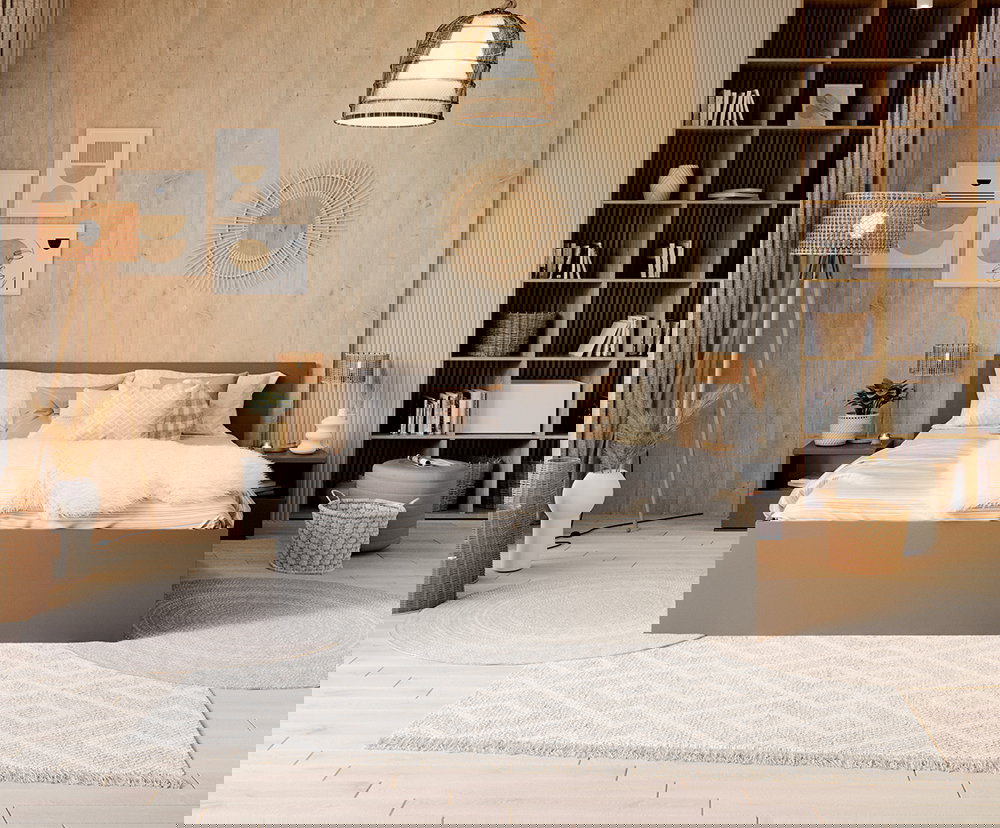 Manželská posteľ PANAMA 140x200 so zdvižným roštom SIVÁ