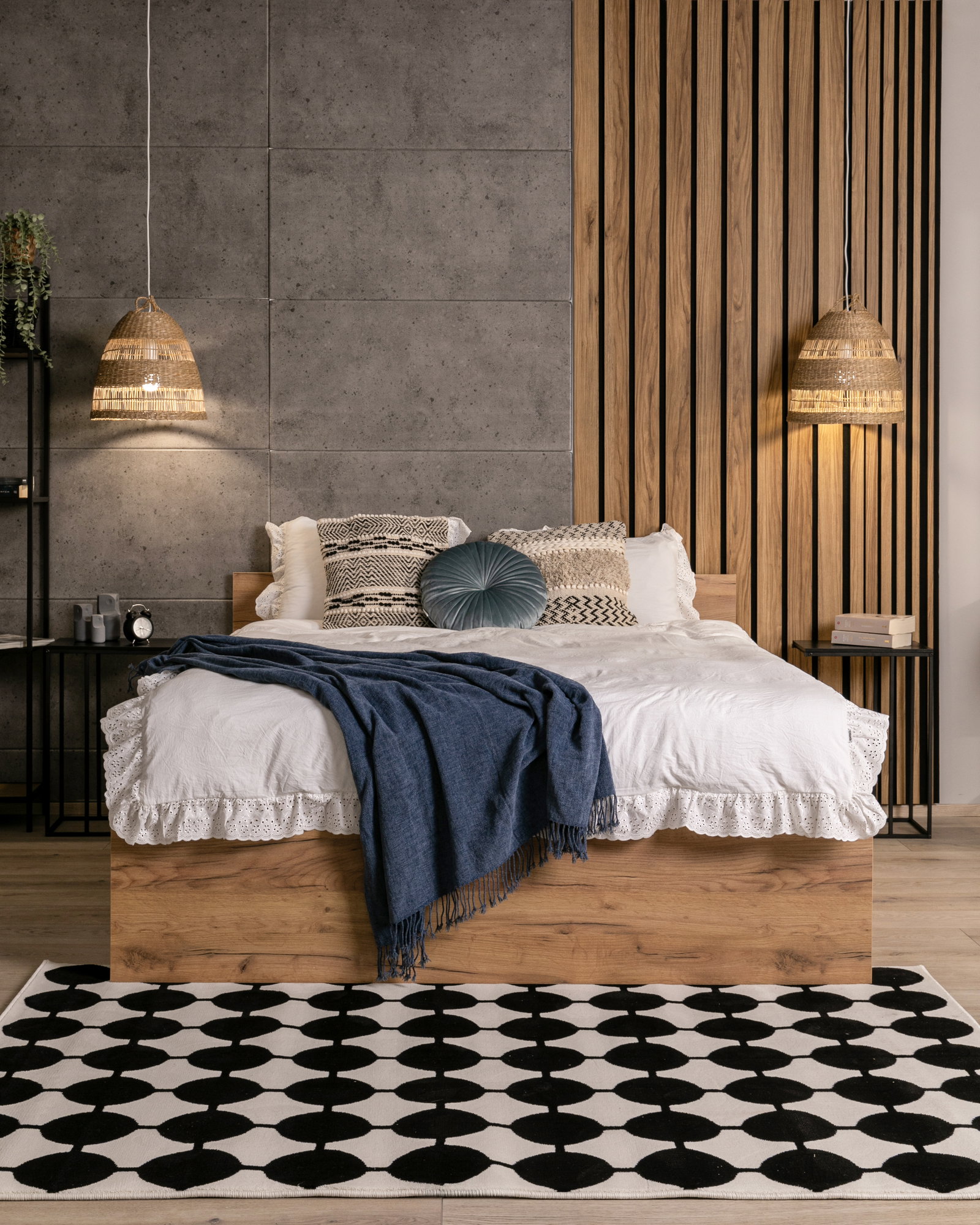 Manželská posteľ PANAMA CRAFT 120x200 so zdvižným roštom