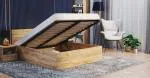 Manželská postel PANAMA 140x200 se zdvižným roštem CRAFT