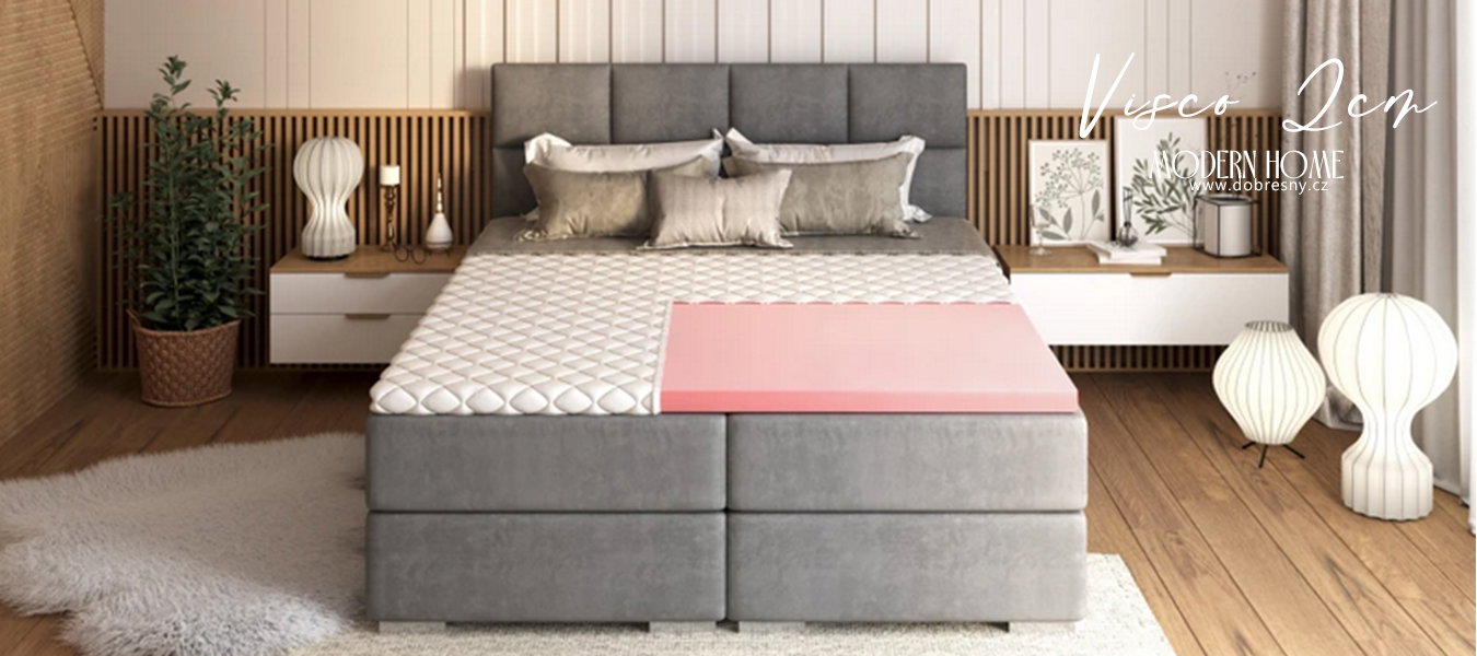 Vrchný matrac 80x160 cm z pamäťovej peny 2 cm