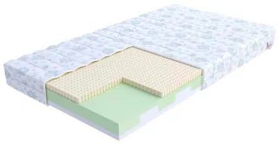 Dětská pěnová matrace SMILE DUMBO 80x190 cm 10 cm s nepromokavým potahem