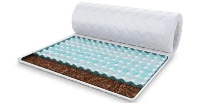 Přistýlka z profilované pěny RavineBlue s kokosem 100x200cm 5cm