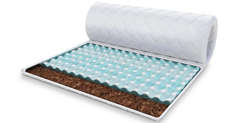 Přistýlka z profilované pěny RavineBlue s kokosem 180x200cm 5cm