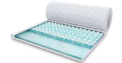 Přistýlka z profilované pěny RavineBlue Double 80x200cm 8cm