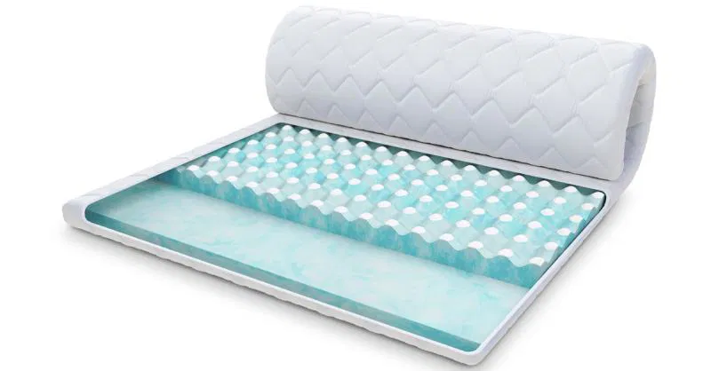 Přistýlka z profilované pěny RavineBlue Double 80x200cm 8cm